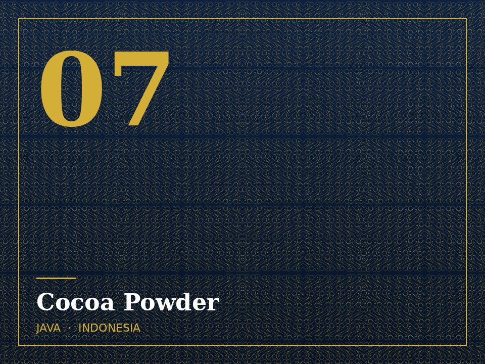 Cocoa Powder - Java